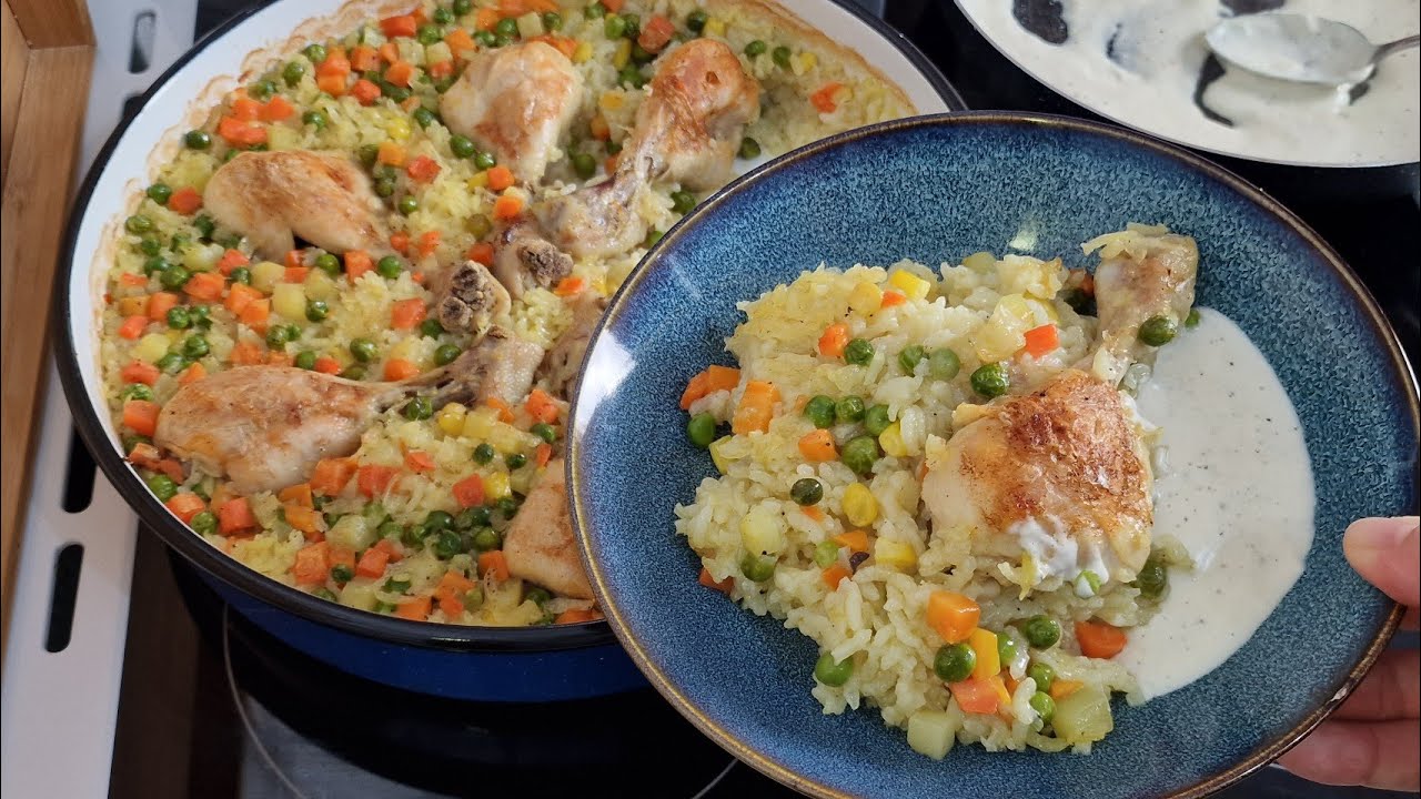 Iftar i Leht Mish me Oriz #brumreceta #orizmeMish #pilaf #iftar 