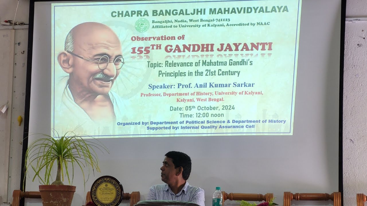 Relevance of Mahatma Gandhi's Principles in the 21st Century, Anil ...