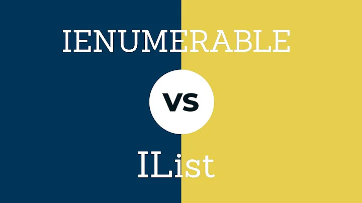 ienumerable vs list | Difference between ienumerable and list