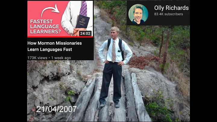 Gringo Polyglot reacting to Olly Richards' video: "How Mormon Missionaries Learn Languages Fast"