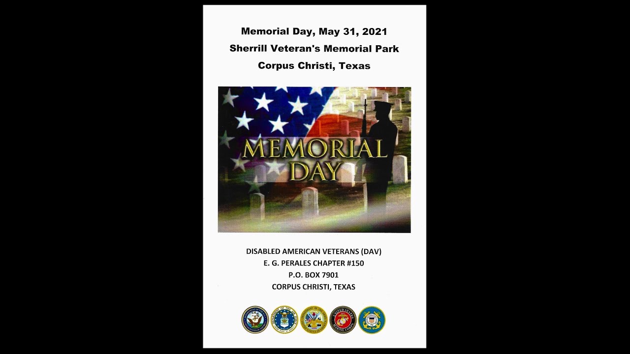 MEMORIAL DAY CEREMONY 2021 IN CORPUS CHRISTI - YouTube