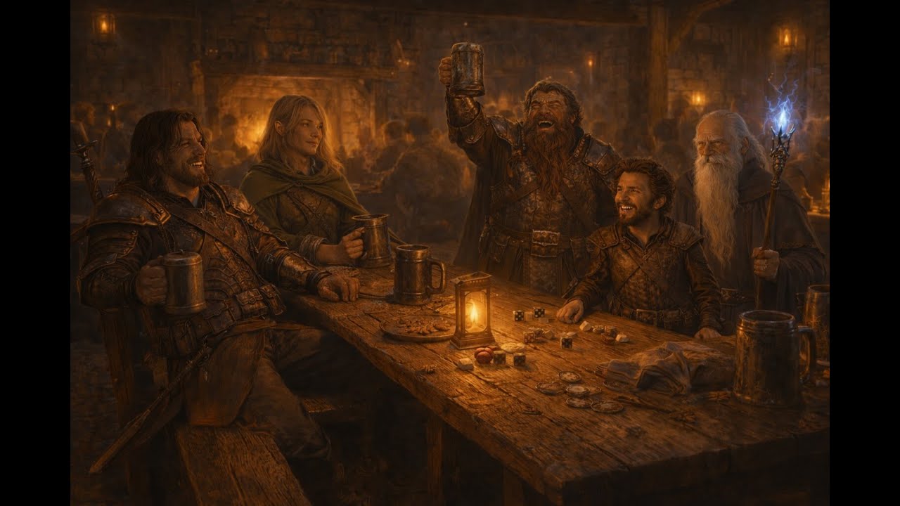 Tavern of the Fellowship | Cozy Fantasy Tavern Music for D&D Roleplay | 1 Hour Ambience