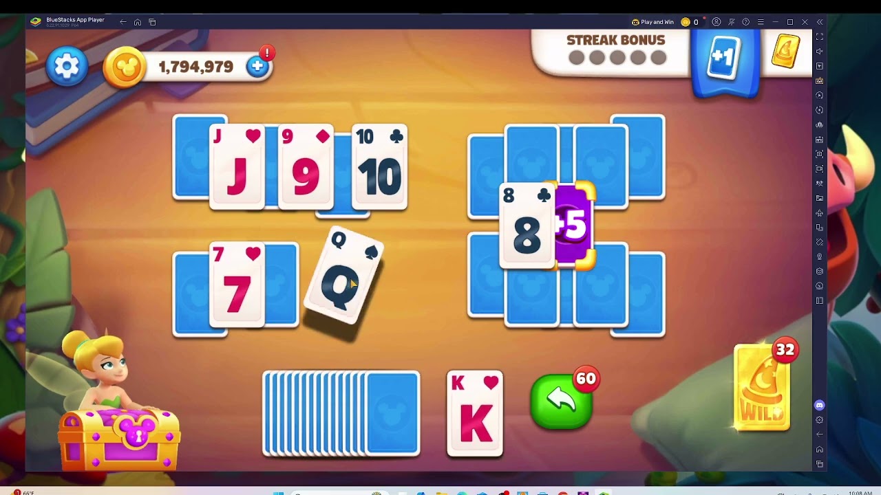 Disney Solitaire Level 212 Toy Story Scene Epic Mode | Audio Talkthrough F2P Tips & Strategy Guide