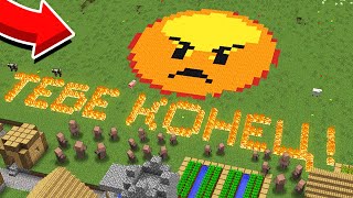 КТО ОСТАВИЛ ЭТУ СТРАШНУЮ НАДПИСЬ ОКОЛО МОЕЙ ДЕРЕВНИ ЖИТЕЛЕЙ В МАЙНКРАФТ Minecraft Тайна Секрет