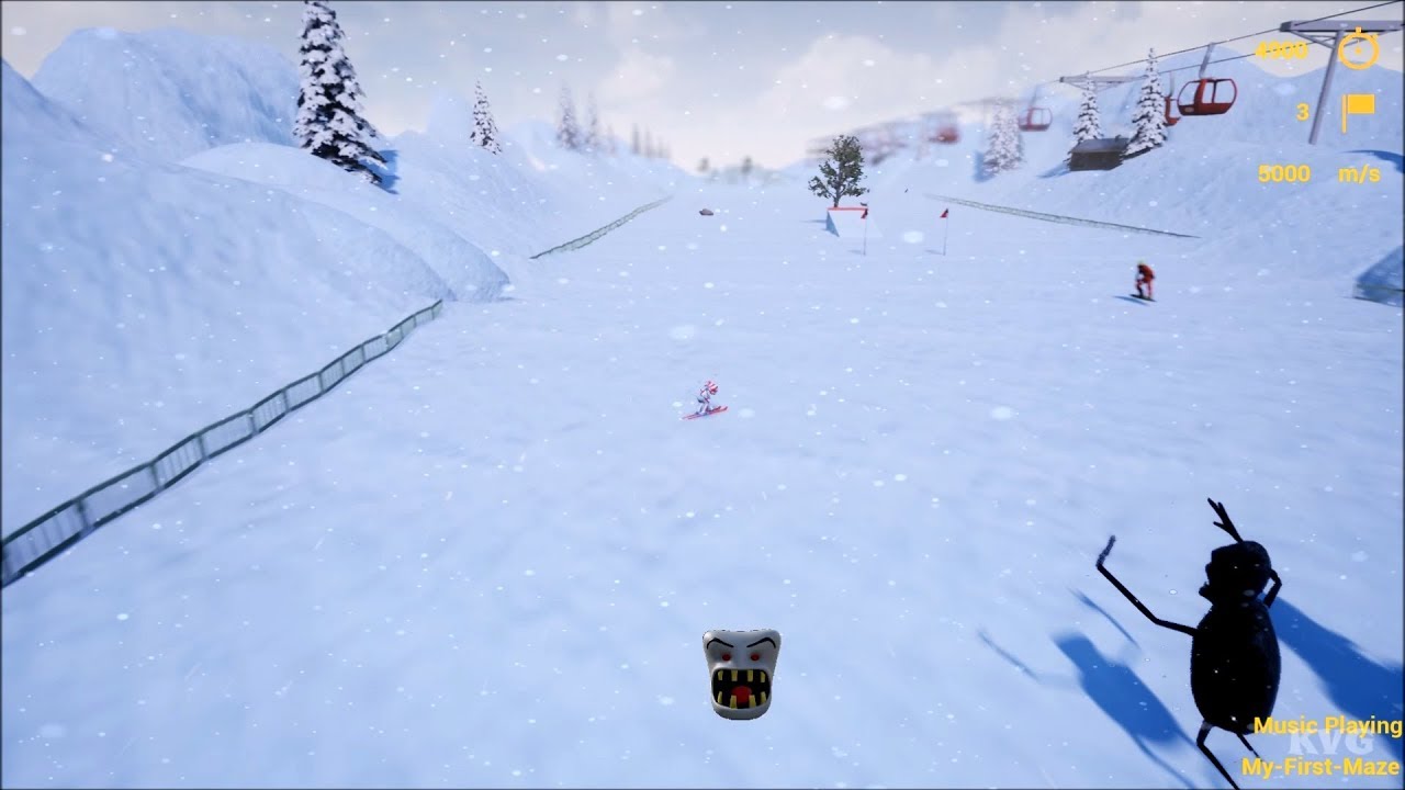 Endless Ski Gameplay (PC HD) [1080p60FPS] YouTube
