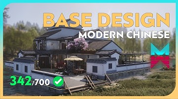 Once Human - Building a Modern Chinese House | Step-by-Step Tutorial Base Building