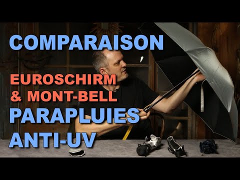 COMPARAISON PARAPLUIES ANTI-UV : EUROSCHIRM & MONT BELL