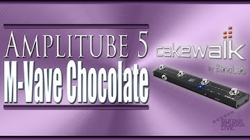 How to control Amplitube 5 in Cakewalk with the M Vave Chocolate midi foot controller