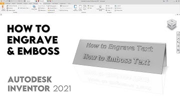 How to add 3D text | Autodesk Inventor | Tutorial