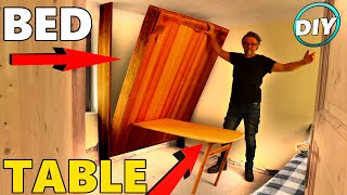 DIY Murphy Bed without expensive hardware