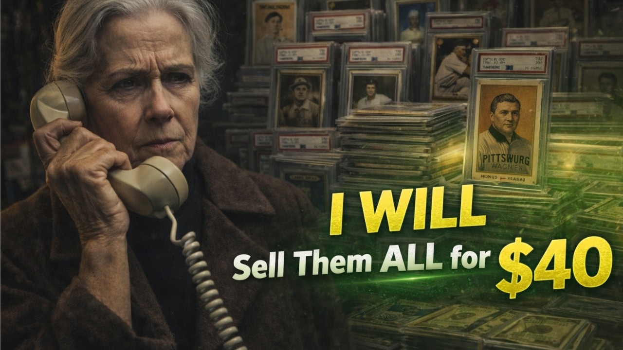 She'll SELL THEM ALL FOR $40! 