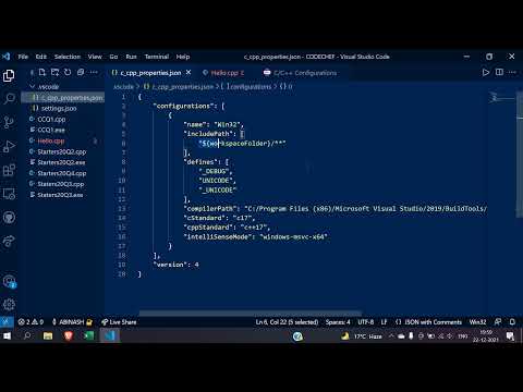 Include Path Error from VS Code #vscode #patherror