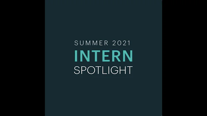 2021 Intern Spotlight: Alicia Downs