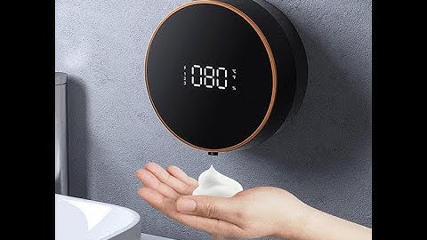 Punch-Free Wall-Mounted Smart Sensor Foam Machine
