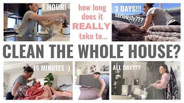 I CLEANED EVERYTHING IN MY HOUSE IN UNDER 2 MINUTES || THE SUNDAY STYLIST