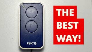 How to replace battery in NICE garage remote controller (The Easiest Way)