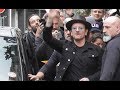 VIDEO : BONO / U2 with fans @ Paris 13 september 2018 / France septembre