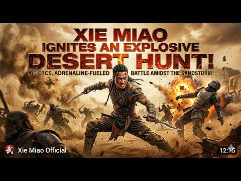 Xie Miao ignites an explosive desert hunt! A fierce, adrenaline-fueled battle amidst the sandstorm!