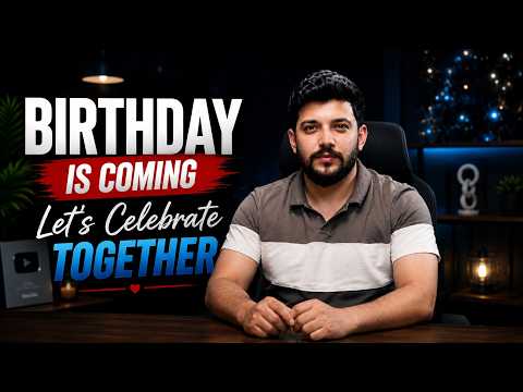 BIRTHDAY IS COMING LET'S CELEBRATE TOGETHER