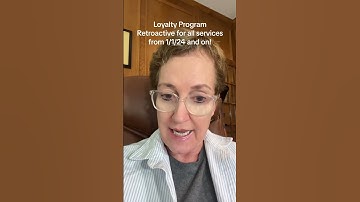 New rewards points loyalty program in effect retroactive for all services from the very beginning of