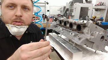 VW 1.8t 20v engine build, head porting, exhaust ports.