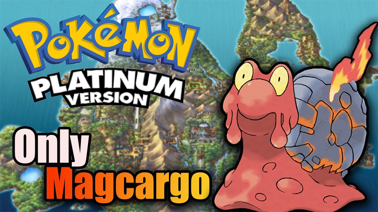 Can You Beat Pokemon Platinum With ONLY Magcargo? Pokemon Challenge: NO Items In Battle