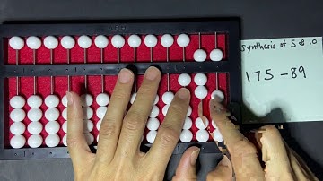 Cranmer Abacus Subtraction Indirect Method Synthesis of 5 and 10