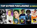 Top10 Free Fire Gaming Youtubers in India 🇮🇳 | Total Gaming, A_S gaming  Desi Gamers