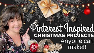 3 Pinterest Inspired CHRISTMAS PROJECTS anyone can make | Pinterest Inspired Christmas DIYs