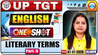UP TGT English Classes 2026 | English: Literary Terms | UP TGT English One Shot Class
