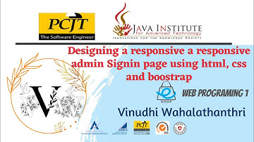 Web Project Task 39  | 1st Year | Java Institute | Vinudhi Wahalathanthri