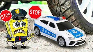 STOP PLEASE!! Experiment Car vs Toy Police Car | Crushing Crunchy & Soft Things | Woa Doodland screenshot 2