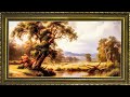Beautiful vintage  painting  10 hours framed painting  tv wallpaper