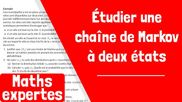 Comment étudier une chaîne de Markov à deux états ?