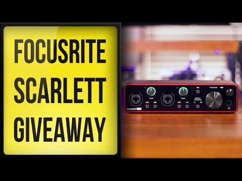Focusrite Scarlett 2i2 (3rd Gen) Audio Interface Review and Giveaway!