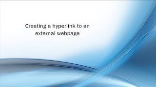 link to an external webpage
