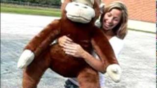 BigPlush.com Jumbo stuffed plush brown monkey large gorilla is Made in USA America