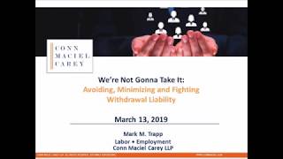 Withdrawal Liability & Pensions