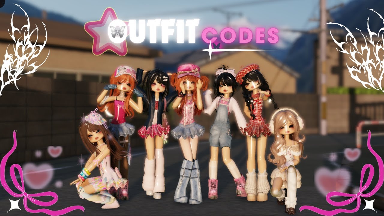 OUTFIT CODES! RH Dance Studio || body proportions || 10 fits w