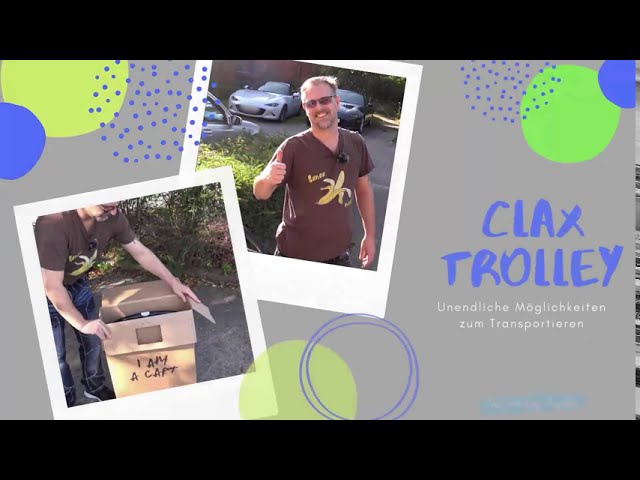 CLAX® persönlicher und hygienischer Einkaufswagen