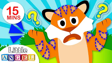 Fun Jungle Animals Songs Compilation | Have you Seen My Stripes? | Jungle Animals by Little Angel