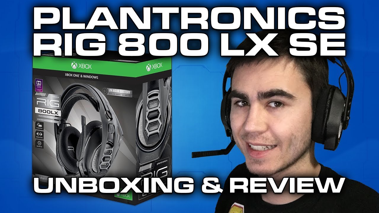 Plantronics RIG 800LX SE Wireless Headset Unboxing and First Impressions -  w/ Giveaway - YouTube