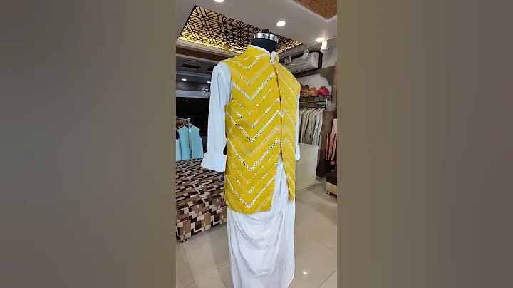 Haldi Special outfit for Groom matching his bride | Yellow dress for groomsmen | Shahi Libas shorts