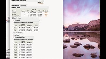 6 Factorial Analysis in JMP