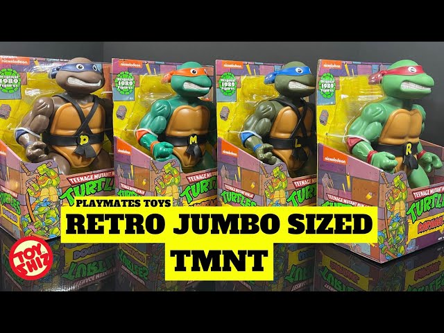 2023 ☘️ RETRO JUMBO SIZED TMNT | Playmates Toys - YouTube
