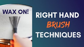 How to use Lateral Brush Techniques - The Right Hand