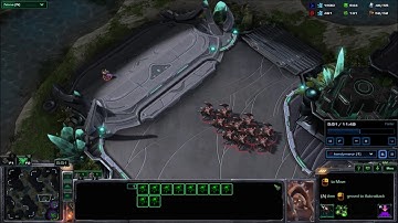 StarCraft 2 Skirmish Zerg VS Protoss AI Hard