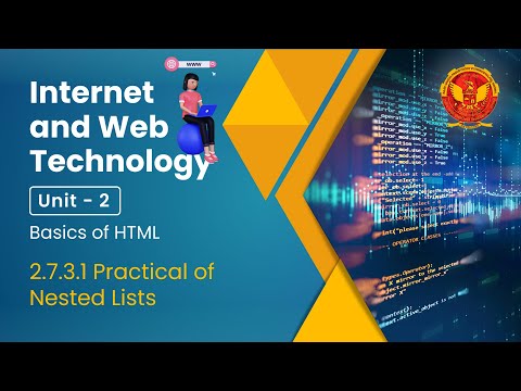 2.7.3.1 Practical of Nested Lists | CS504 |