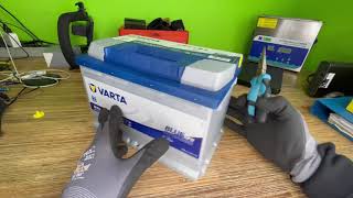 Varta Blue Dynamic EFB N70, 70 Ah 760 A Car Battery Unboxing and Instructions