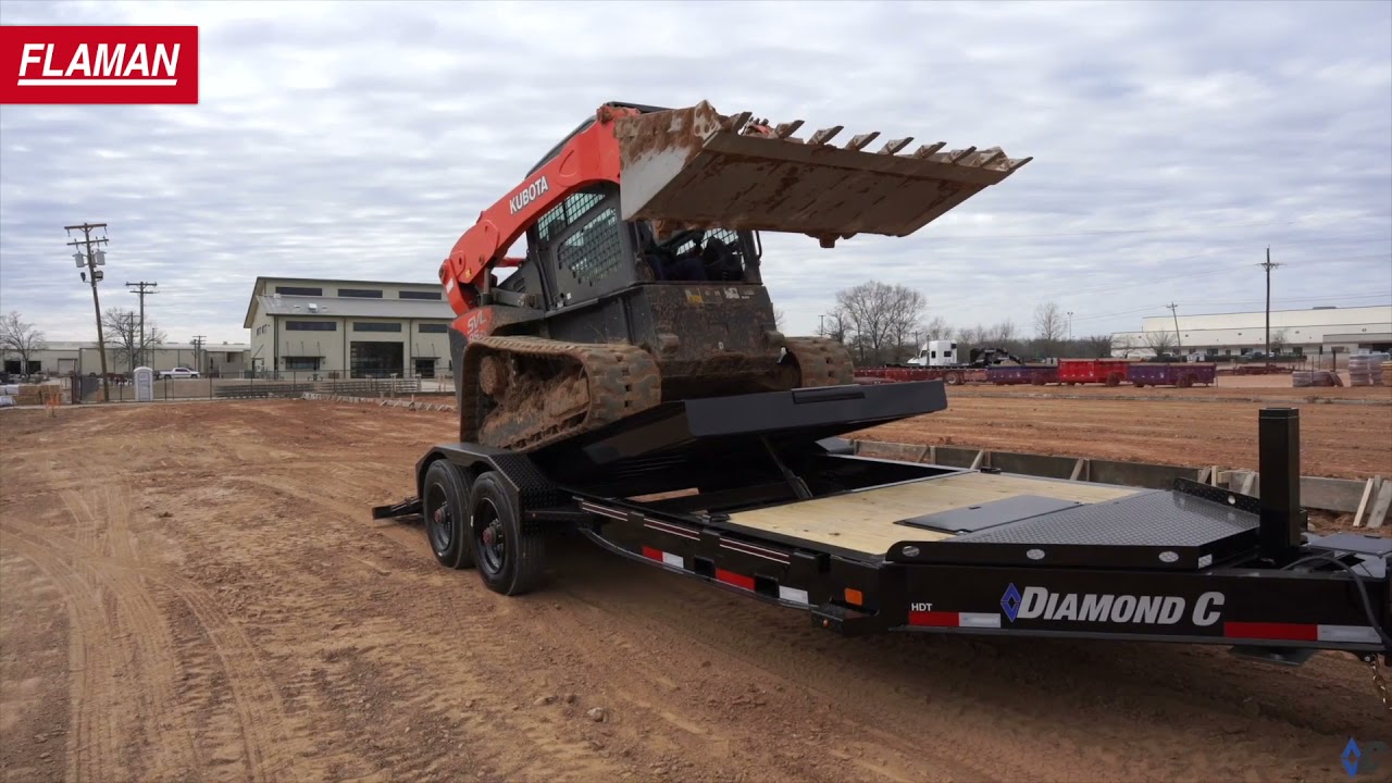 Diamond C HDT Low Profile Hydraulically Dampened Tilt Trailer | Flaman Trailers
